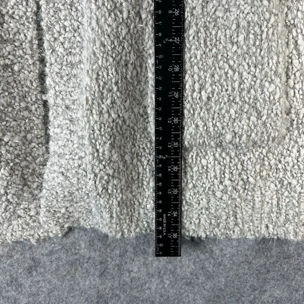 Soft Surroundings Heathered Gray Cardigan - Picture 5 of 8
